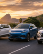 T-Cross, BYD Song e Creta na estrada ao entardecer